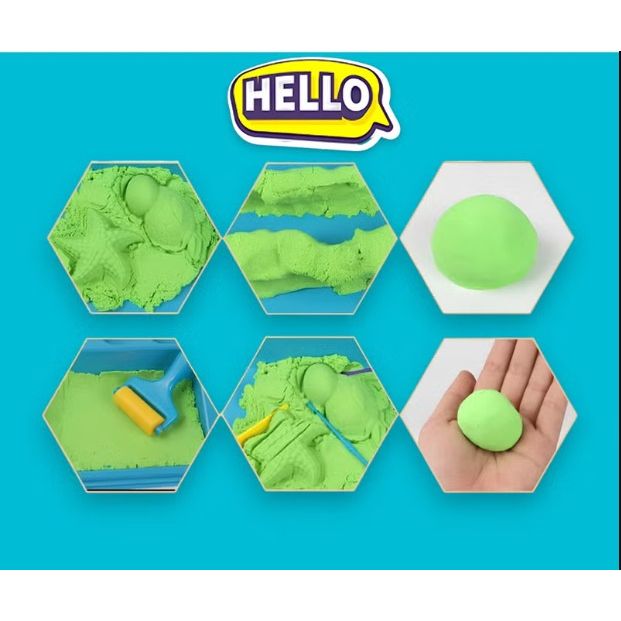 Dynamic Sand Magic Play Set with Colorful Molds