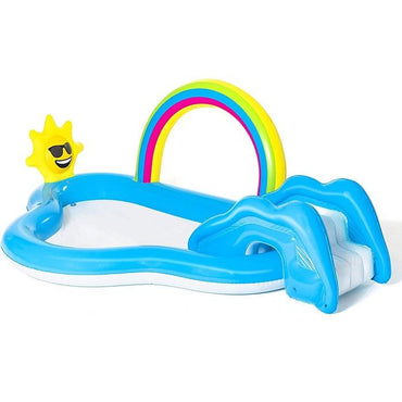 BESTWAY Rainbow Water Play Centre Pool For kids 8ft 5in x 4ft 9in x 2ft 11in (9.5in Depth)