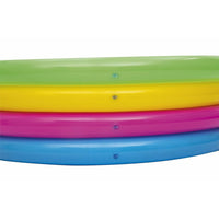 BESTWAY Multicolor 4-ring rainbow Swimming Pool for kids 5ft 1in x 1ft 5in