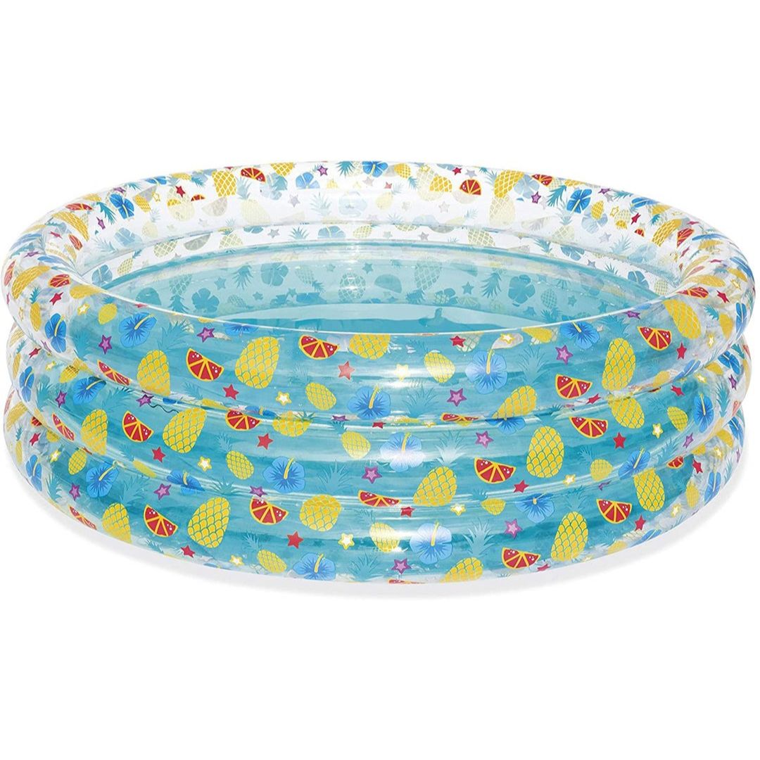 BESTWAY Transparent Ocean life pool for kids 4ft 11in x 1ft 9in
