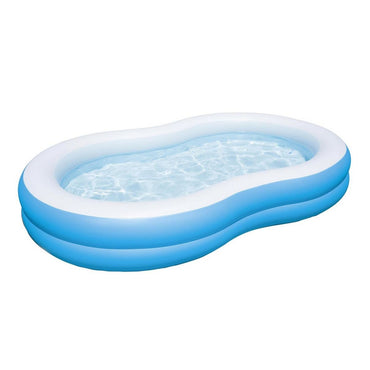 BESTWAY Family Vinyl Paddling Pool For Kids 8ft 7in x 5ft 2in x 1ft 6in