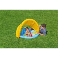 BESTWAY Pool With Roof Backrest And Sorter For Babies 3ft 9in x 2ft 11in x 2ft 6in (3in Depth)