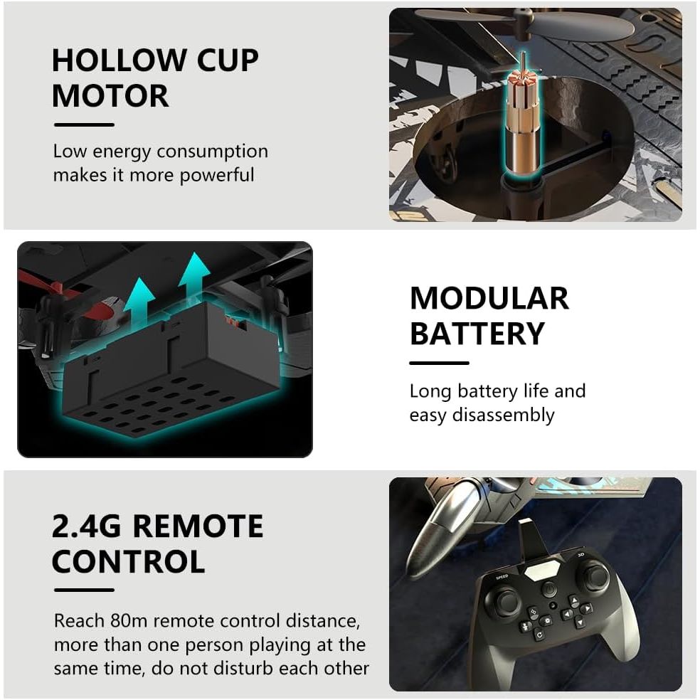 Remote Control Aeroplan Drone With Rechargeable Batteries | LO712 Drone