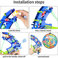 Bow & Archery Toy With Soft & Sticky Balls Shooting Game | Crossbow Toy For Kids