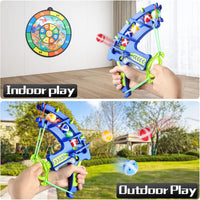 Bow & Archery Toy With Soft & Sticky Balls Shooting Game | Crossbow Toy For Kids