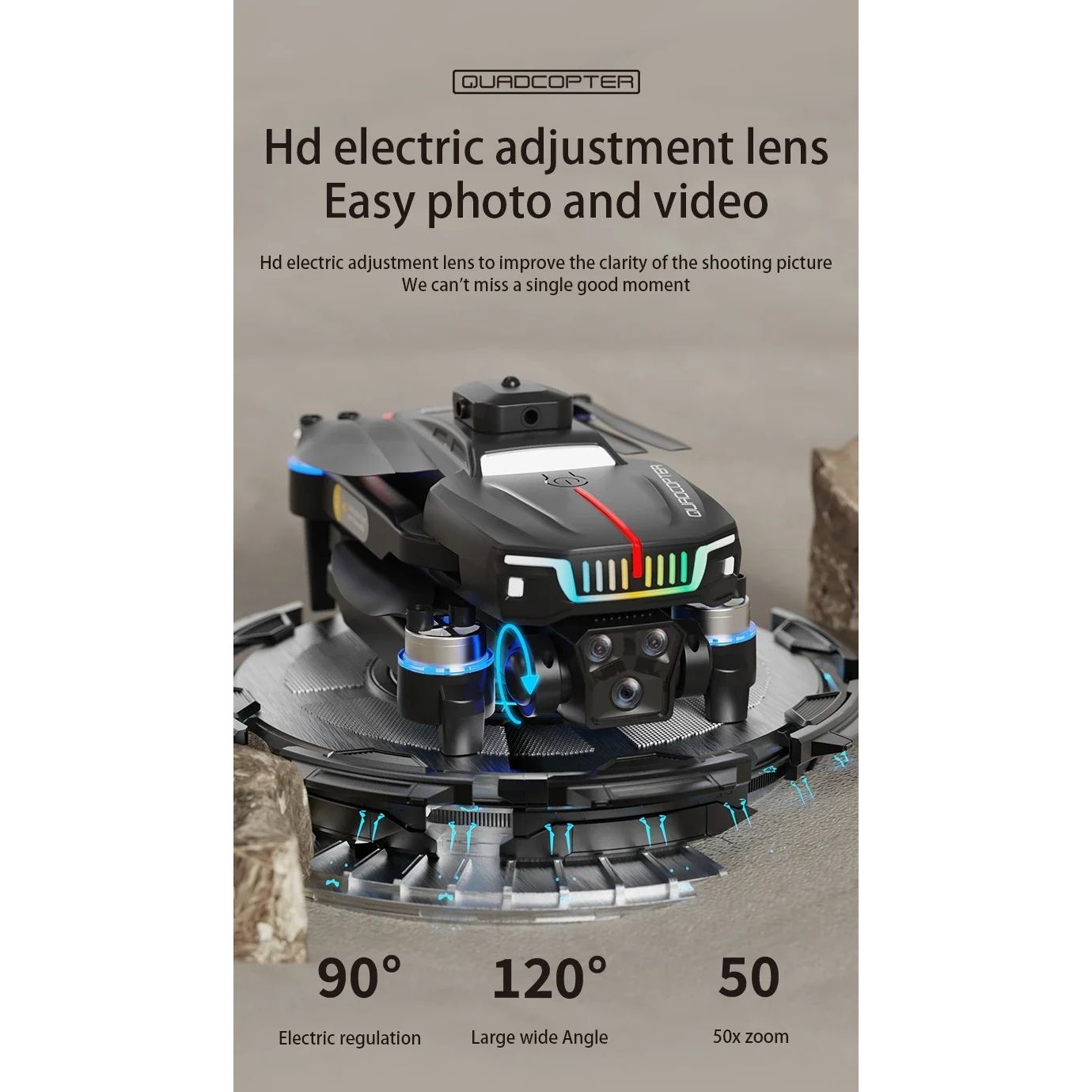 J6 Pro Foldable 8K Aerial Photography Drone with 2.4GHz Remote Control With Accessories Kit