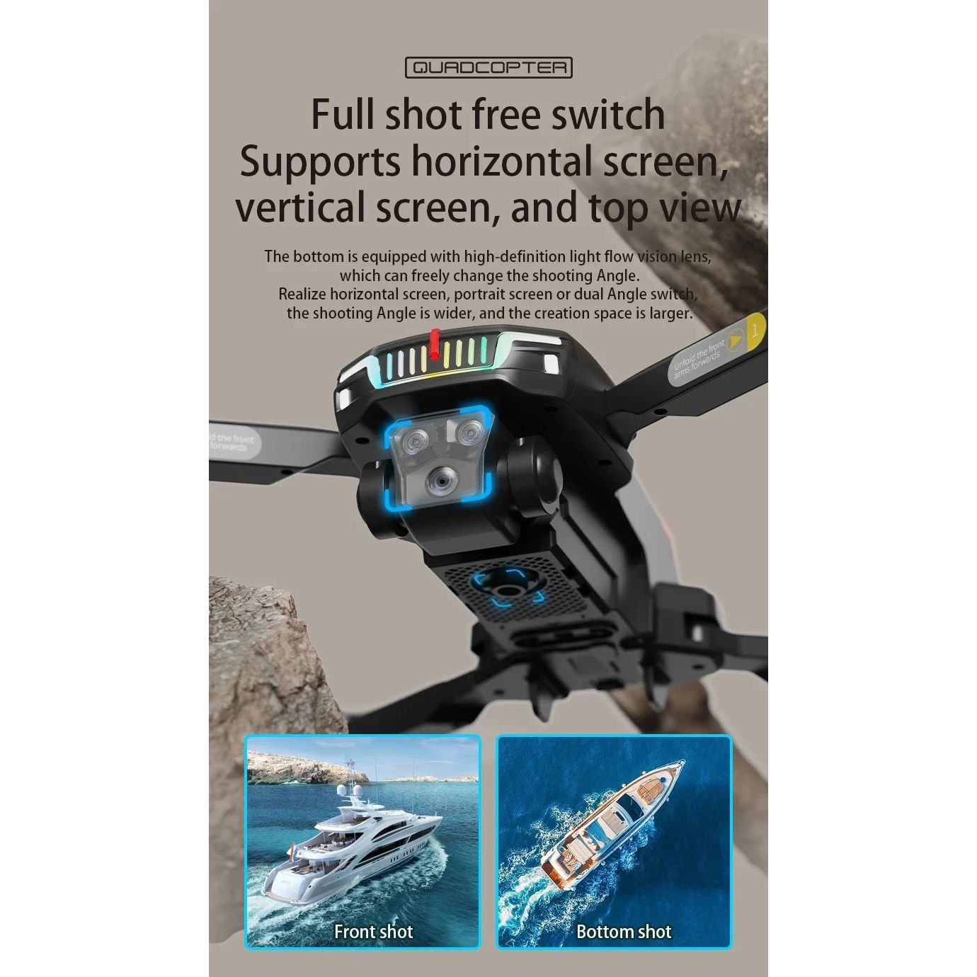 J6 Pro Foldable 8K Aerial Photography Drone with 2.4GHz Remote Control With Accessories Kit