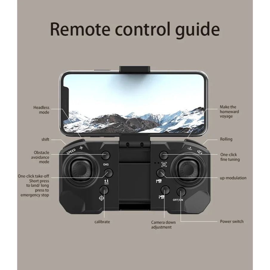 J6 Pro Foldable 8K Aerial Photography Drone with 2.4GHz Remote Control With Accessories Kit