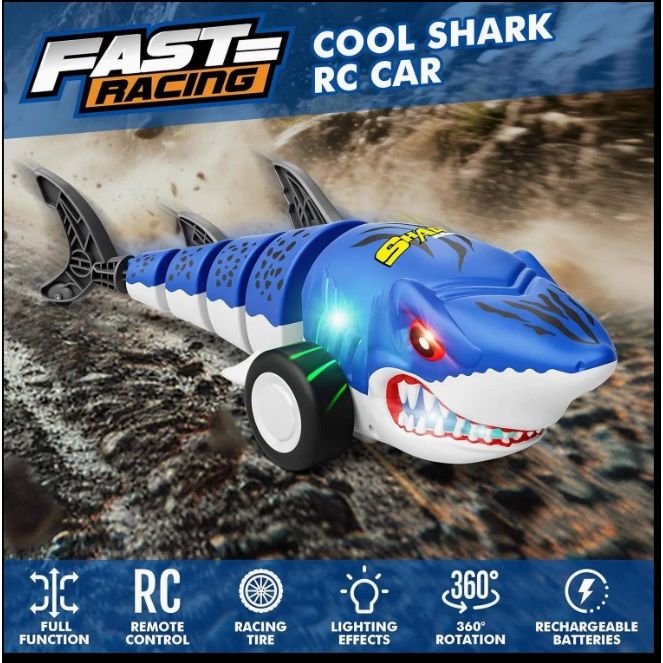 Tego Toys RC Shark Drift Car with LED Lights & Music