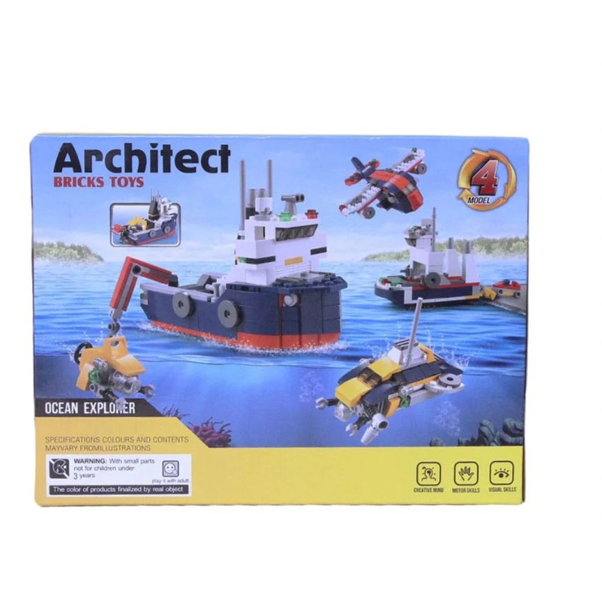 Decool Ocean Explorer 4-in-1 Building Block Set
