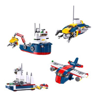 Decool Ocean Explorer 4-in-1 Building Block Set