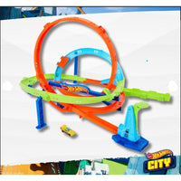 Hot Wheels 360° Loop Stunt Track Set with Launcher