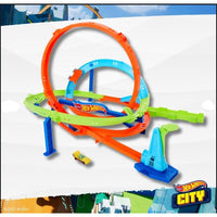 Hot Wheels 360° Loop Stunt Track Set with Launcher