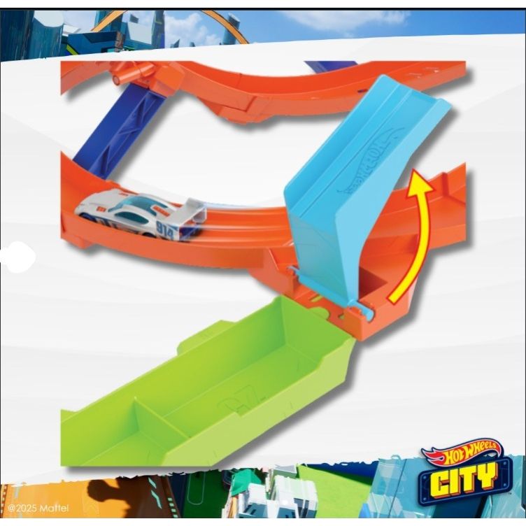 Hot Wheels 360° Loop Stunt Track Set with Launcher