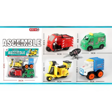 Assemble Express Car - pack of 4