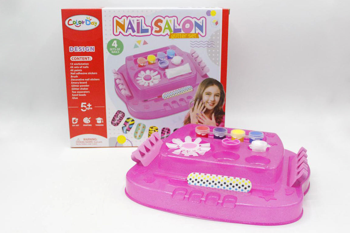 Nail Saloon Glitter Set For Girls