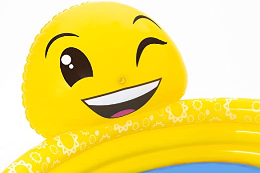 BESTWAY Summer Smiley Face Sprayer Pool For Kids 
