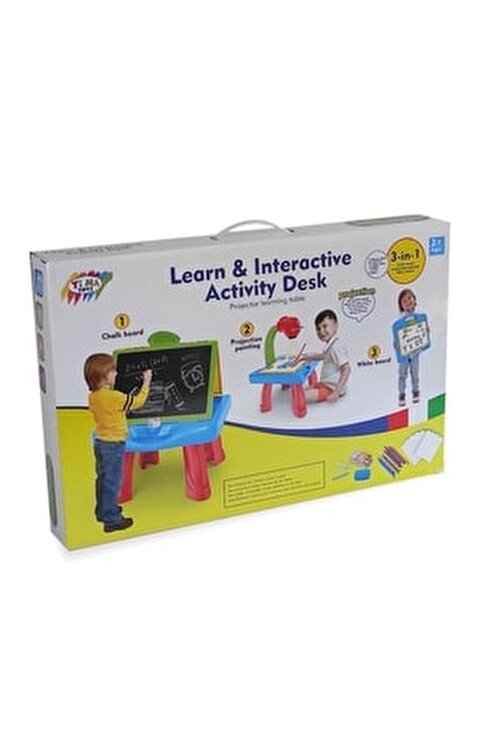 Interactive Learning Activity Box 3 in 1 Learn & Interactive Activity Desk for Kids | Educational Toys ...