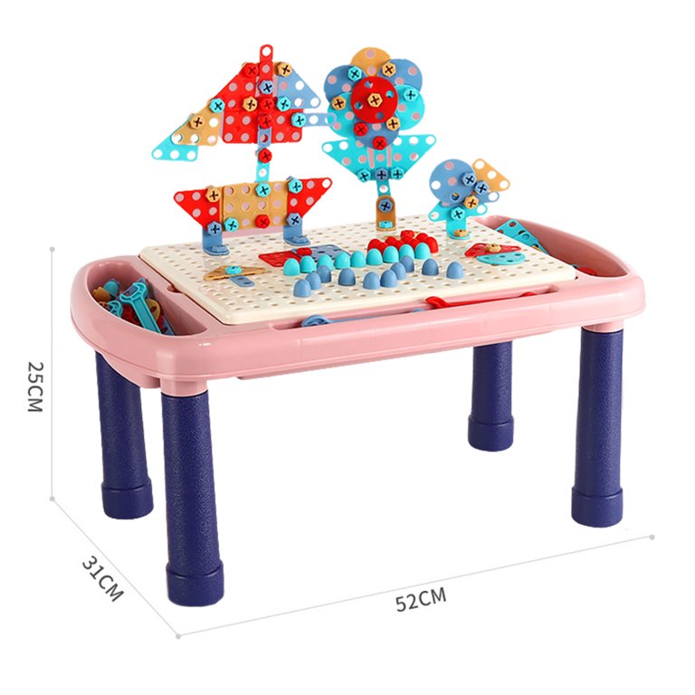 Creative Mosaic Blocks Table Set For Kids | The Toy Factory