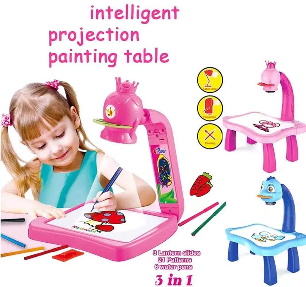 Drawing Projector Table for Kids - Trace and Draw Projector Toy with L ...