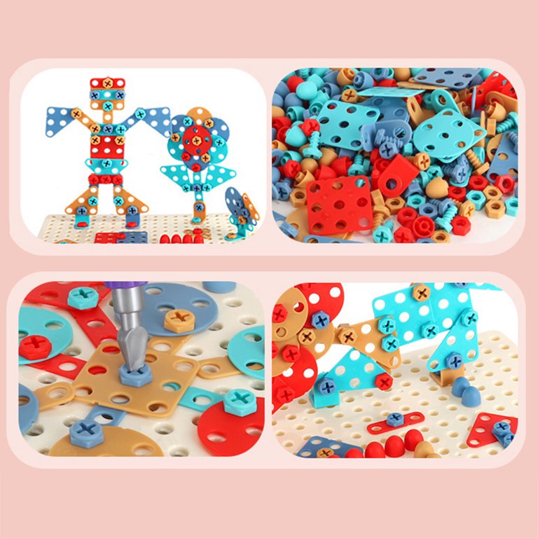 Creative Mosaic Blocks Table Set For Kids