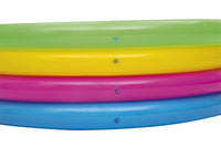 BESTWAY Multicolor 4-ring rainbow Swimming Pool for kids 62in x 18in