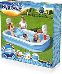 BESTWAY Basketball Play Above Ground Pool For Kids 