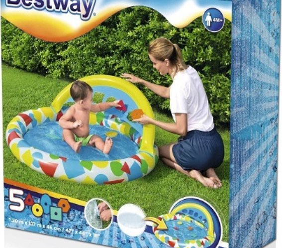 BESTWAY Learn and Splash Round Pool 47in x 46in
