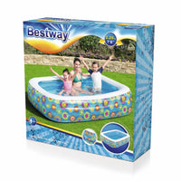 BESTWAY Happy Flora Rectangular Paddling Pool For kids