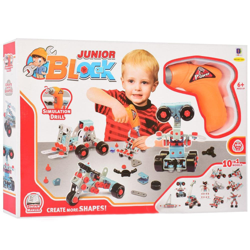 Jr. Block 286 Pcs Junior Blocks Set For Kids – The Toy Factory