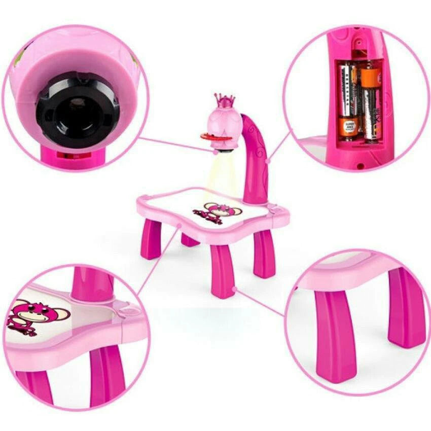 Drawing Projector Table for Kids - Trace and Draw Projector Toy with L ...