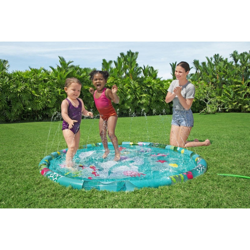 BESTWAY UnderWater Sprinkler Splash Pad Pool With a Fountain 65in